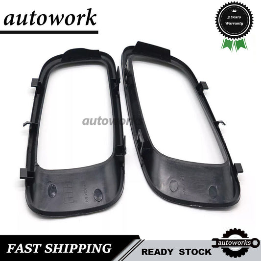 2PCS LHRH Front Bumper Fog light Frame for Mitsubishi Montero V73V75 V77 2001-02