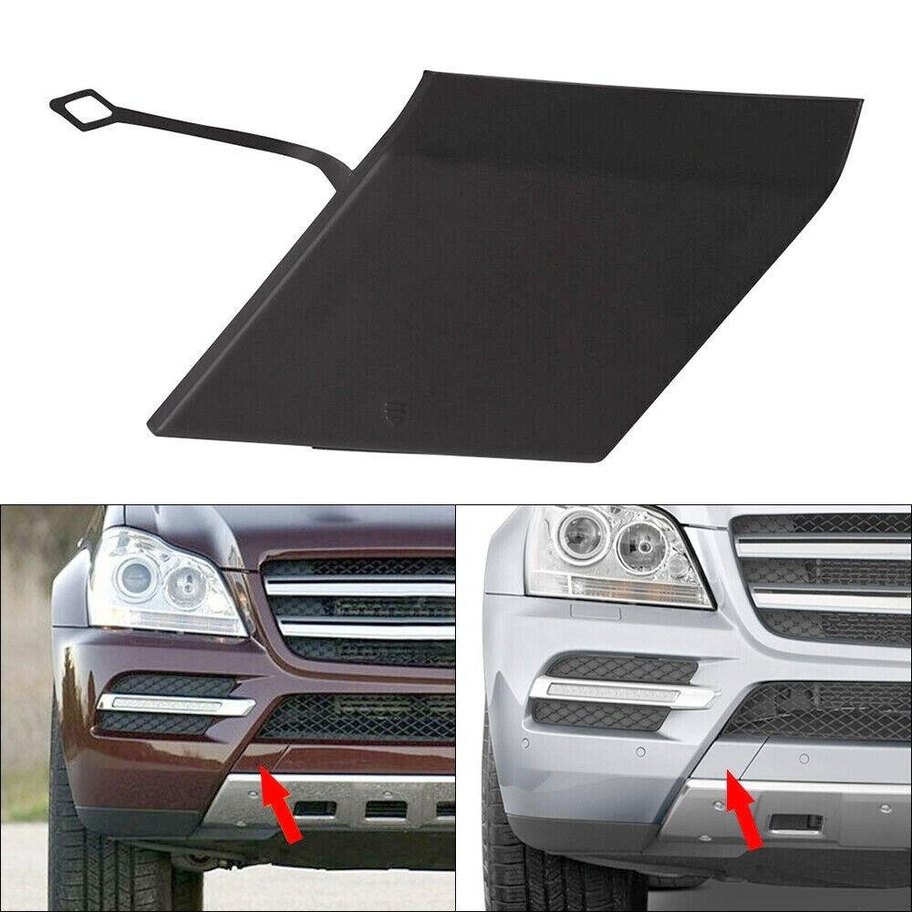 Front bumper tow hook cover for X164 GL350 GL450 2010-12 Black n
