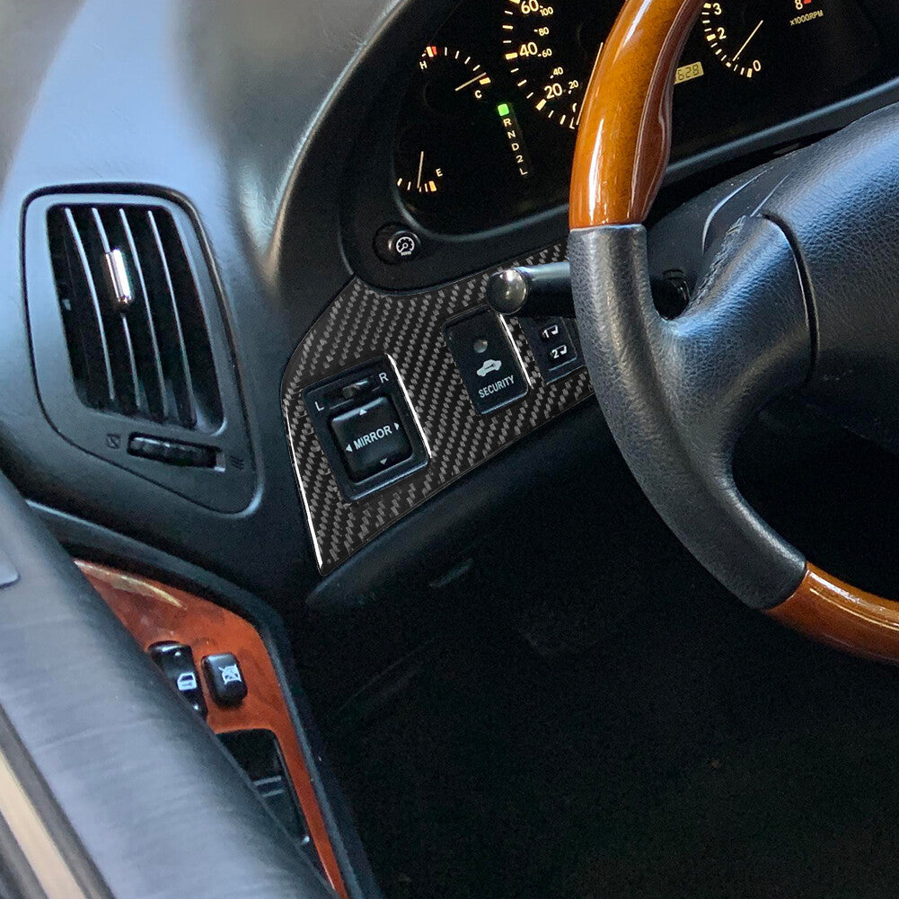 Red Carbon Fiber Driver Side Air Vent Above Cover Trim For Altima 2019-22 v