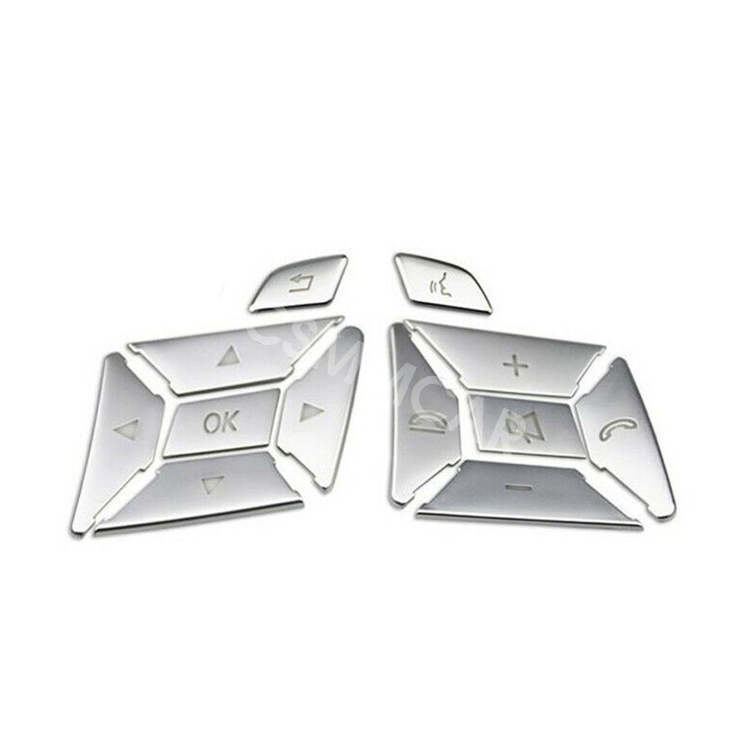 Steering Wheel Button Covers Fits Fit for Mercedes Benz GL Class X166 2012-2015