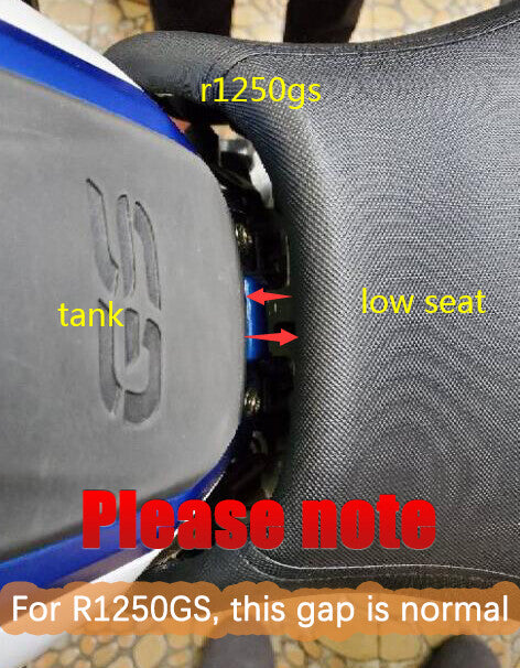 Lower for seat height Front for Seat Pillion Cushion Fit for BMW R1250GS ADV 2019-2021