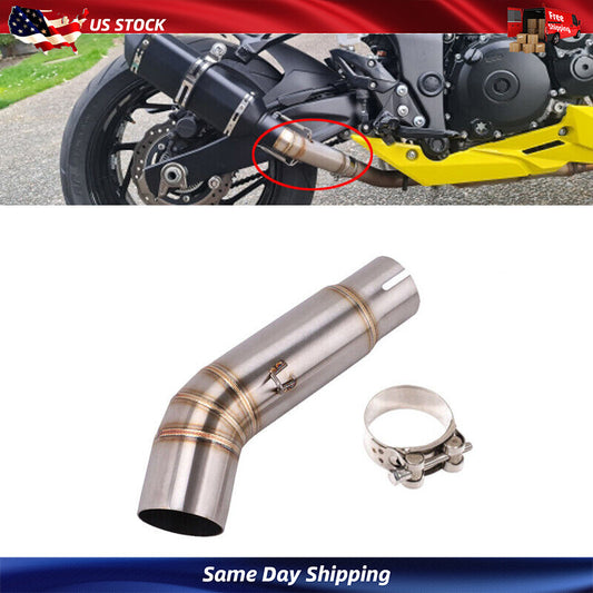 Motorcycle for Suzuki GSXR 750 600 Exhausts Mid Link Pipe Slip On 51mm Muffler