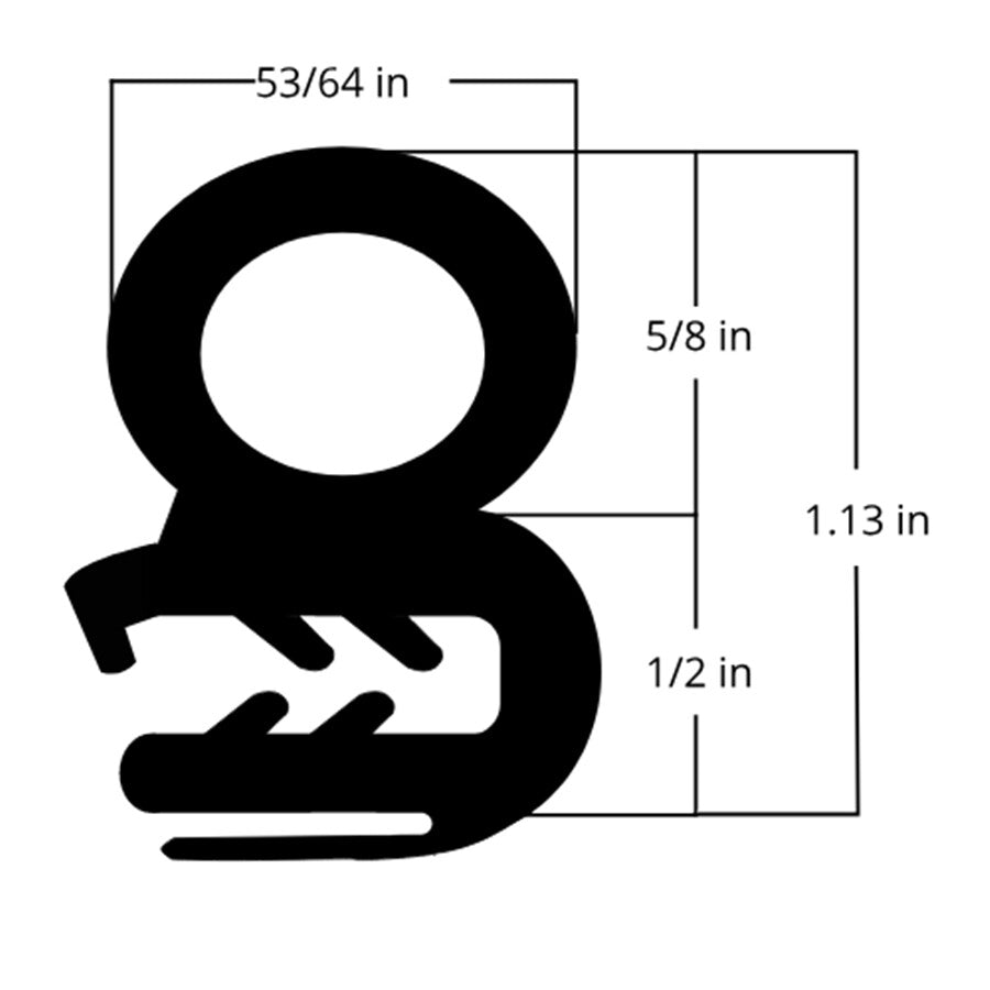 Car Body Door Seals EPDM Steel Belt Weatherstrip OE Replacement Seal Strip