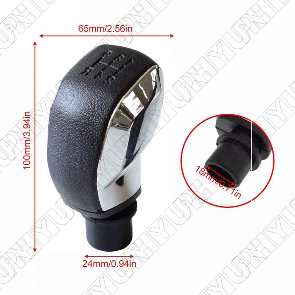 1Pcs 5 Speed Car Gear Stick Shift Manual Knob Fits for Peugeot 208 2008 301 308