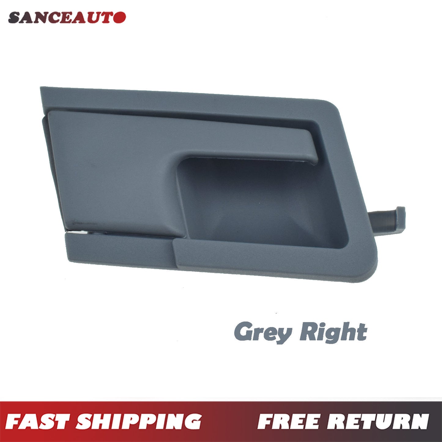 The gray interior door handle is suitable for 92-97, 99-03 EuroVan, front right side, model 701837020A9XK- n