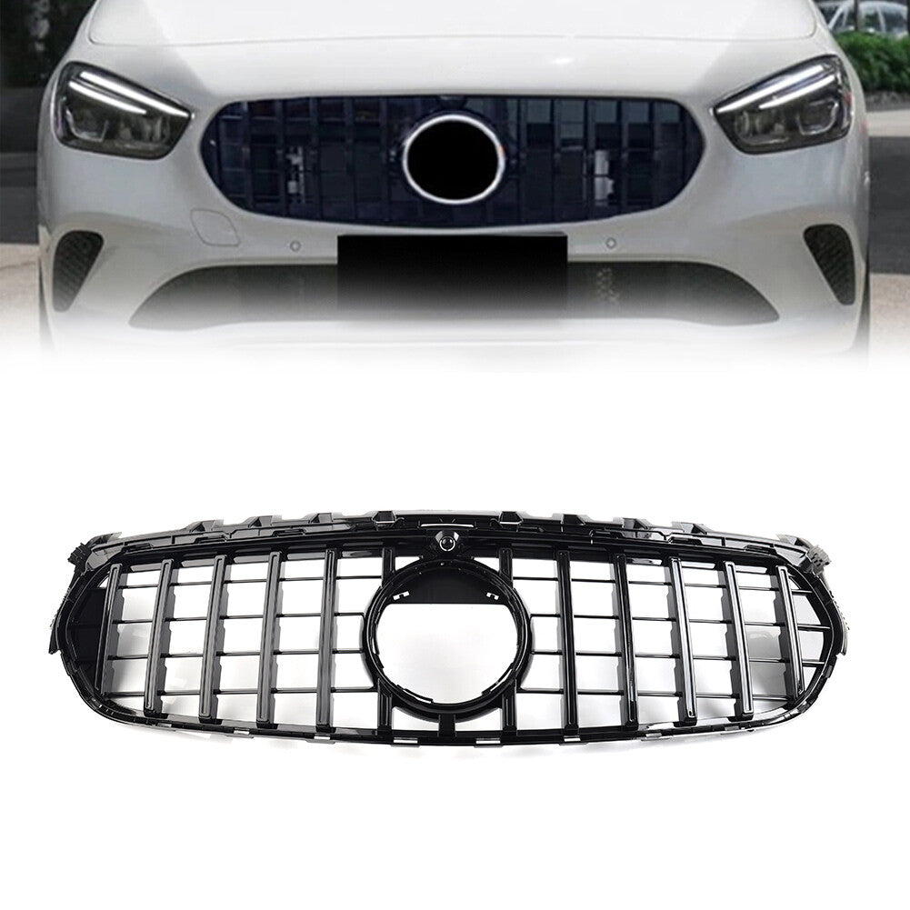 GTR Style Front Bumper Hood Radiator Grille for Benz B Class W247 2020-2022