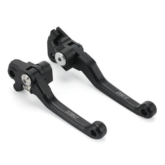 Black Pivot Brake Clutch Levers for KAWASAKI KX65 KX85 KX100 KX125 KX250 2021 19 Q
