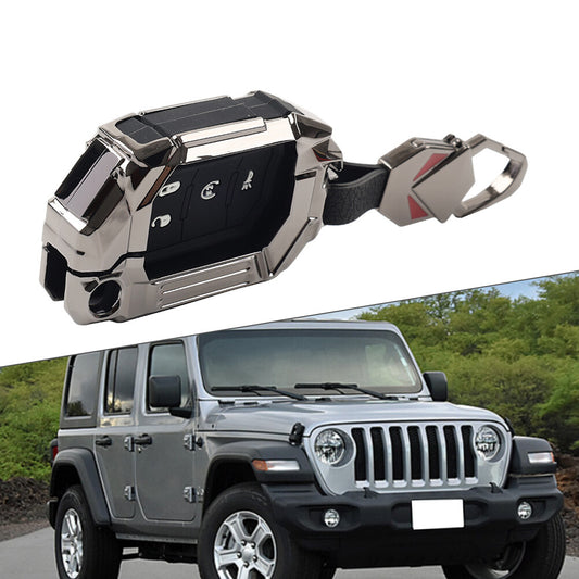 Remote Control Key Fob Cover Case for Jeep for Wrangler 2018-2024 18 Gladiator 20-24