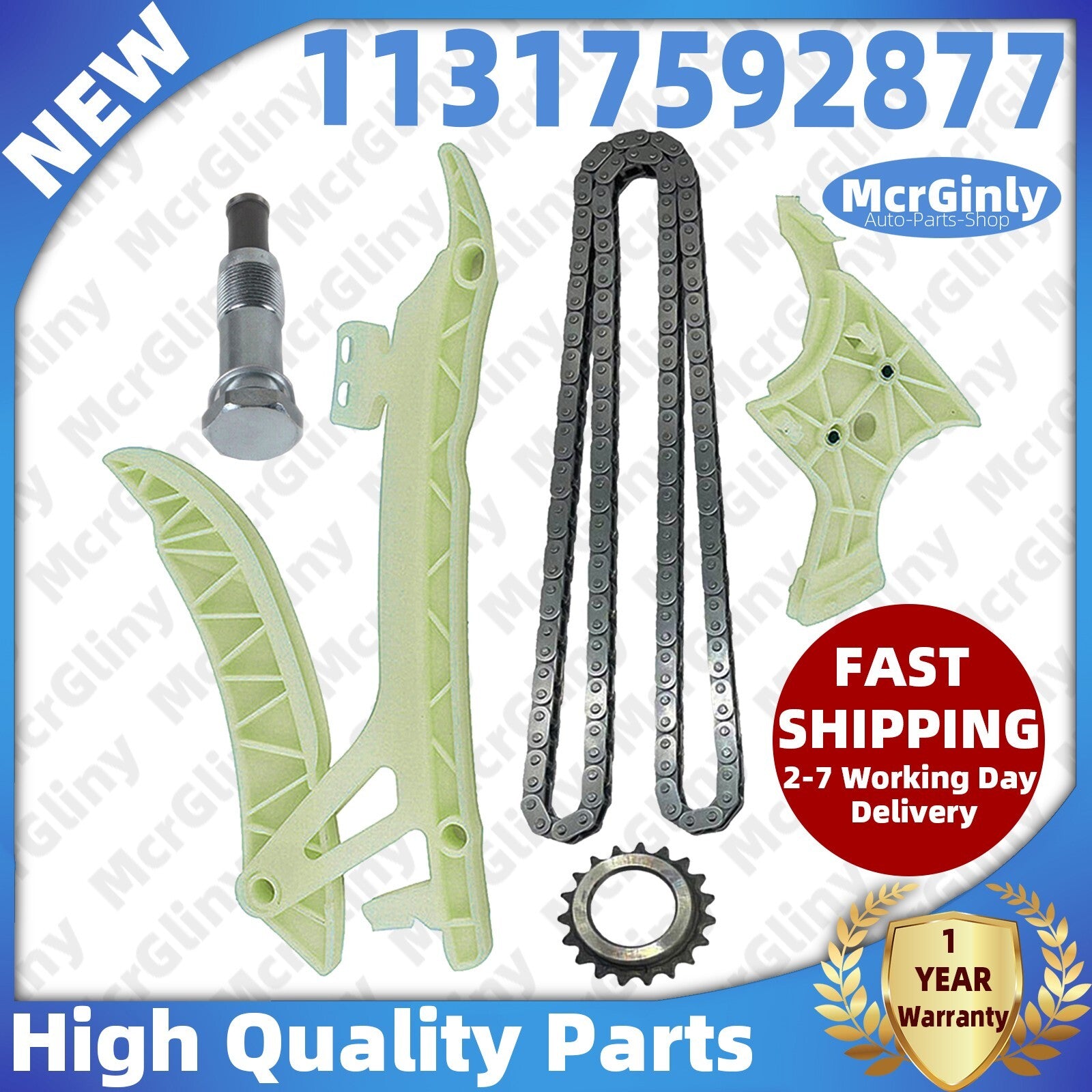Timing chain and oil guide kit for X3, X4, X5, N26, N20, 228i, 320i, 328i, 428, 528- n