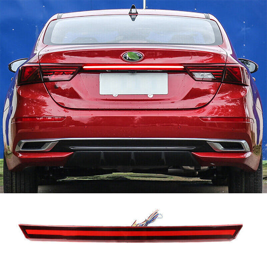 1X Red Rear Door Trunk LED Tail Light Cover Accessories for Kia Forte K3 19-2021