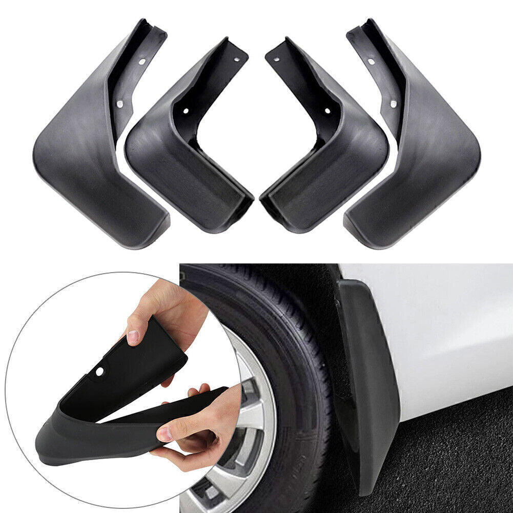 Black Front Rear Mud Flap Splash Guard Mudguards Fender Fit 2015-2017 for VW for Jetta Q