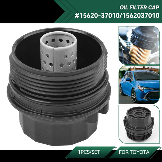 Engine Oil Filter Housing for Toyota for Corolla for Lexus for Scion Cover Cap # 15620-37010 Q