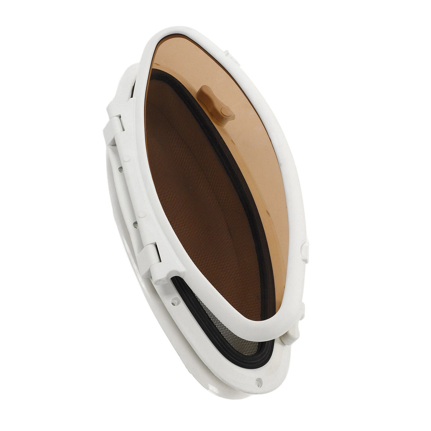 Inward Opening Oval PortHole Anti UV Waterproof Portlight 18.50x8.27in/470x210mm