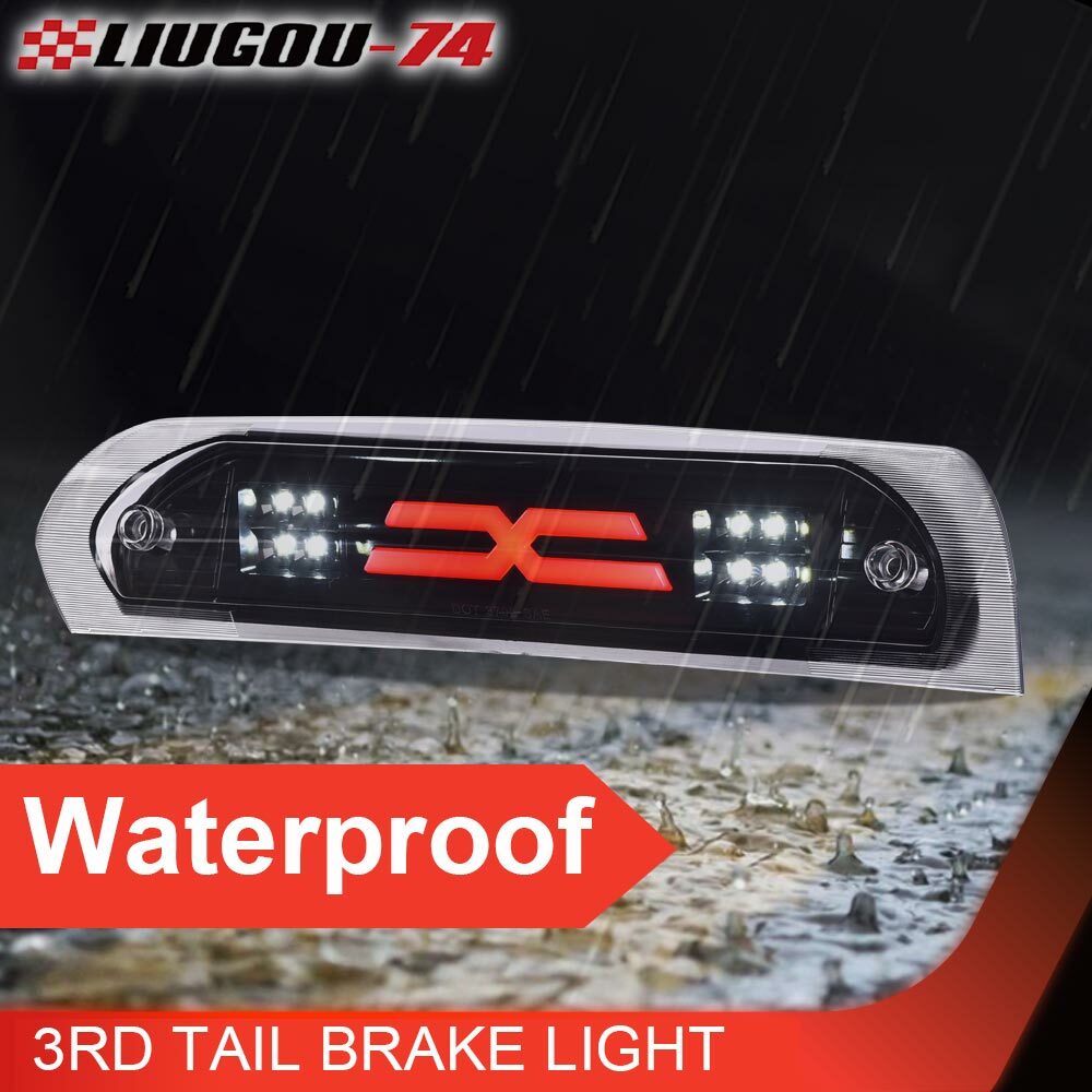 Fits 02-09 for Dodge for Ram Truck Third 3rd Tail Rear Brake Stop Light Cargo Light - v