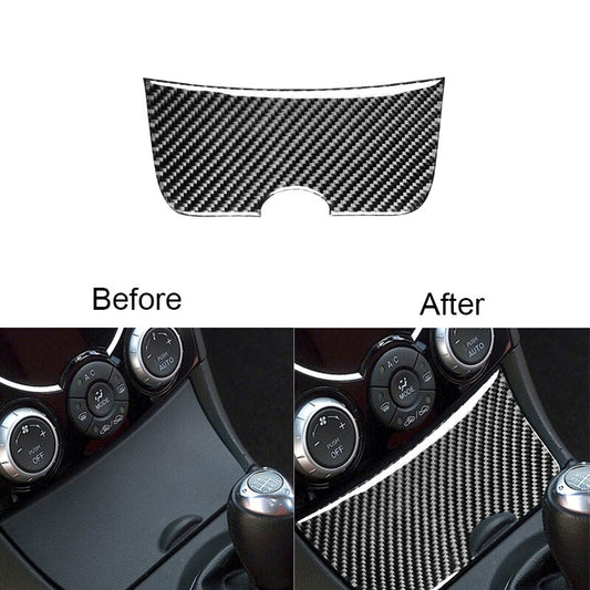 for Mazda RX-8 2004-2008 Carbon Fiber Storage Box Panel Cover Trim Decoration