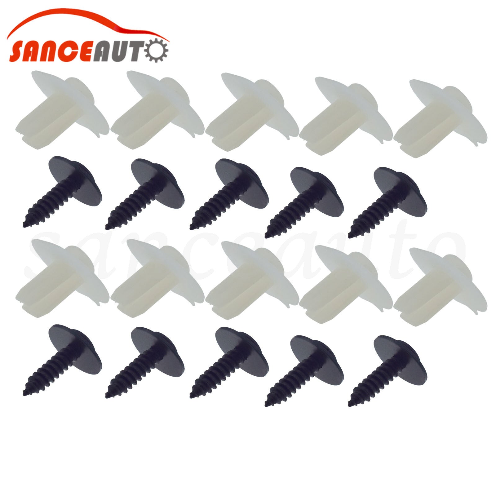Bumper side mounting head bolts and grommets clip bracket kit for Honda for Acura n