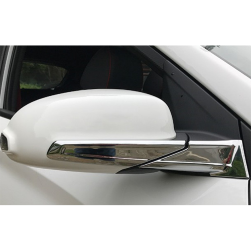 for Hyundai Kona 2018-2022 Chrome Outer Car Side Door Mirror Strips Cover Trims