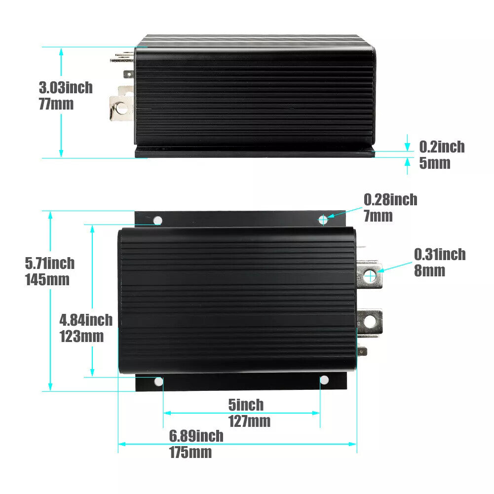 24V 275AMP DC controller 0-5kΩ suitable for EZGO for golf card 1204-027, replacement PMC- n