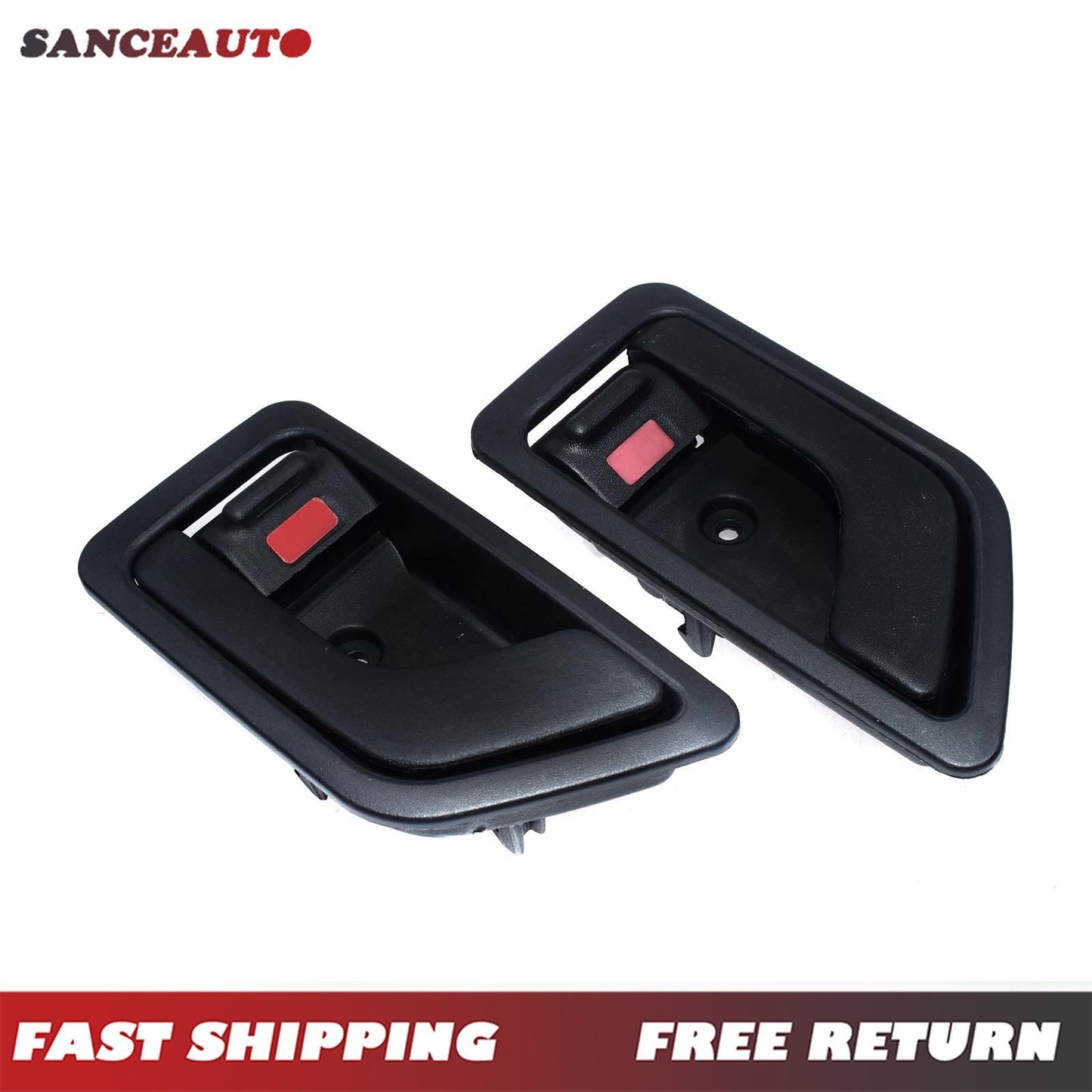 2-Piece Black Interior Door Handle Left for Hyundai Getz/Click/TB 2002-2009 Brand New n