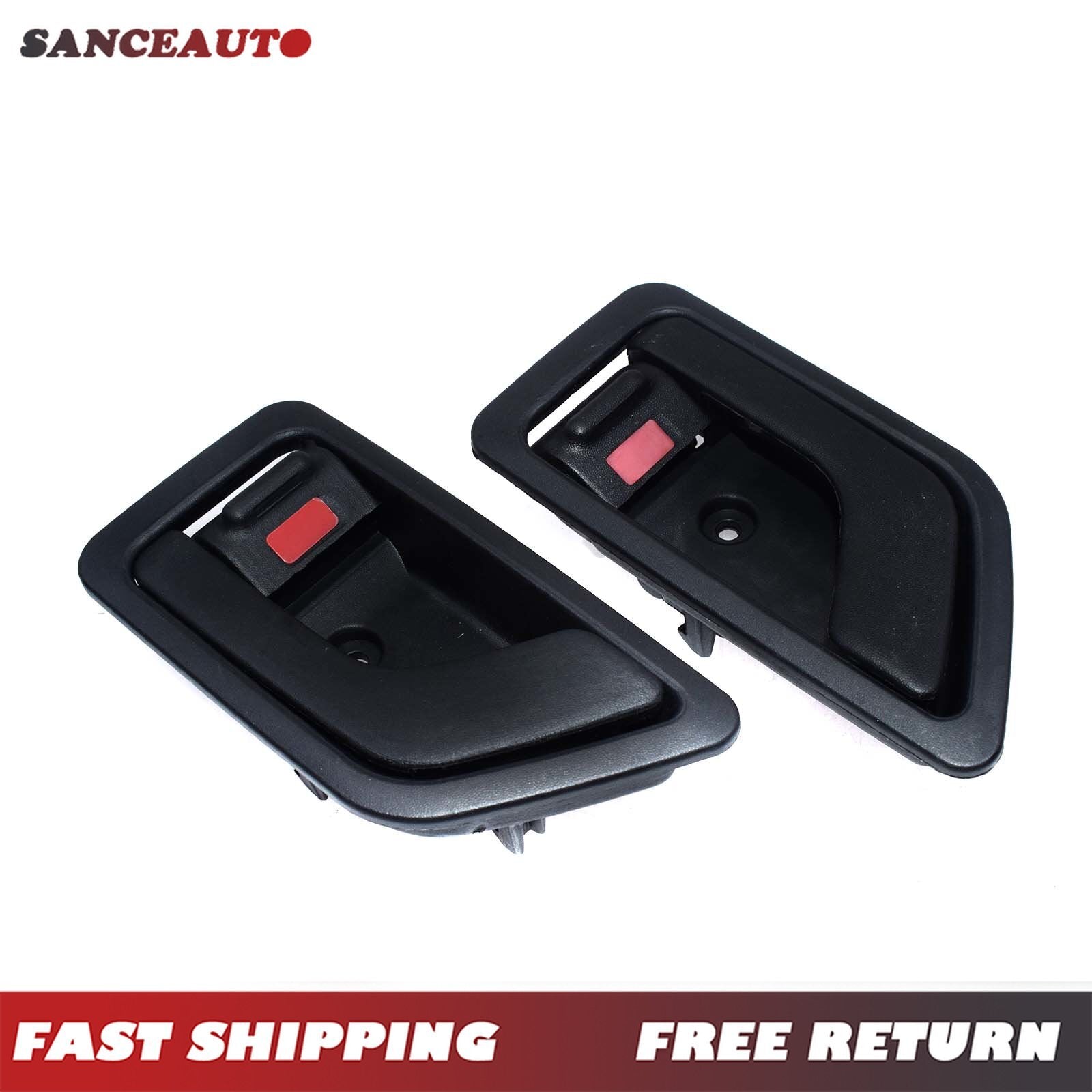 2-Piece Black Interior Door Handle Left for Hyundai Getz/Click/TB 2002-2009 Brand New n