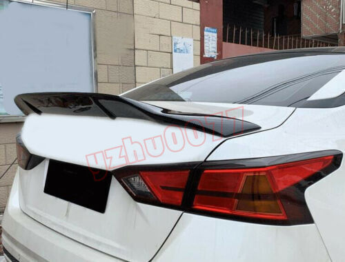 Real Carbon Fiber Rear Trunk Sport Spoiler Wing Lip for Nissan Altima 2019-2022