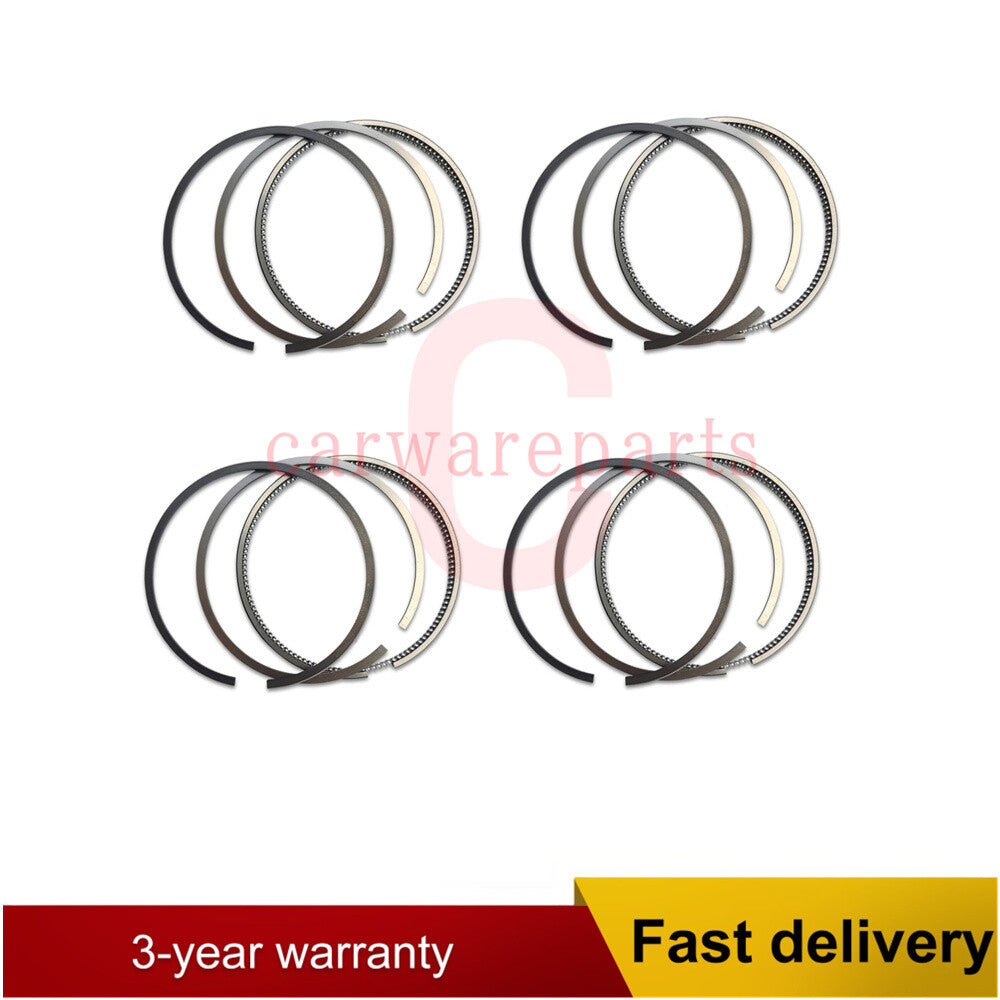 4x Pistons Rings Set mast 83mm STD compatible with C300 M274 2.0T 19961 B