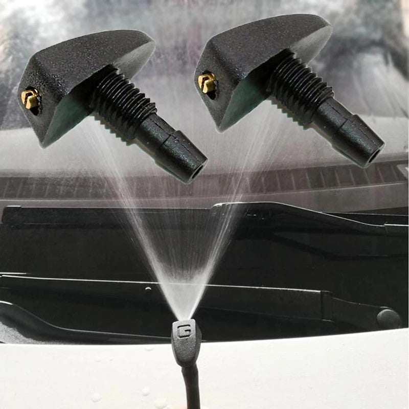2-piece car SUV windshield washing machine fan-shaped mist spray nozzle accessories - n