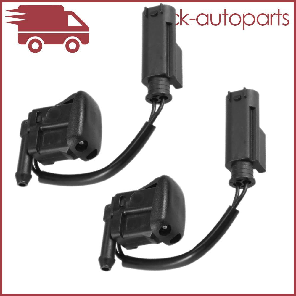 2pcs Windshield Heated Washer Sprayer Nozzle for 5 Series E39 525 528 530 540 M5