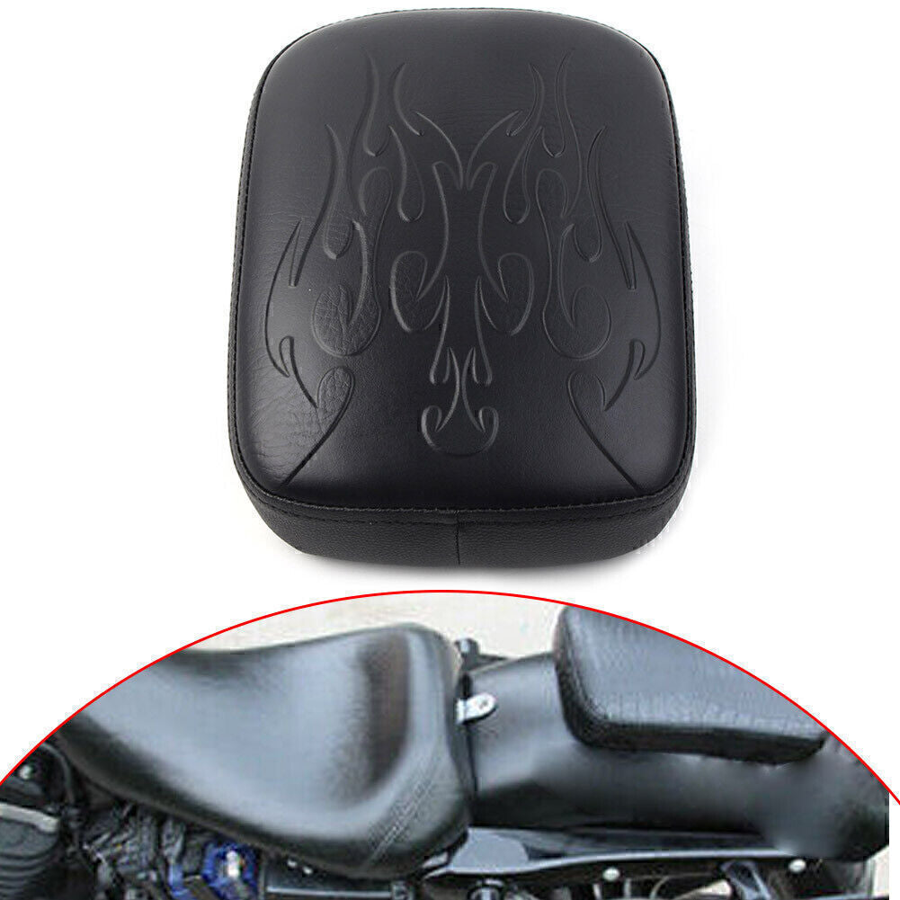 Rear Passenger Pillion Pad Fender for Seat 8Suction Cup for Harley Bobber Sportster