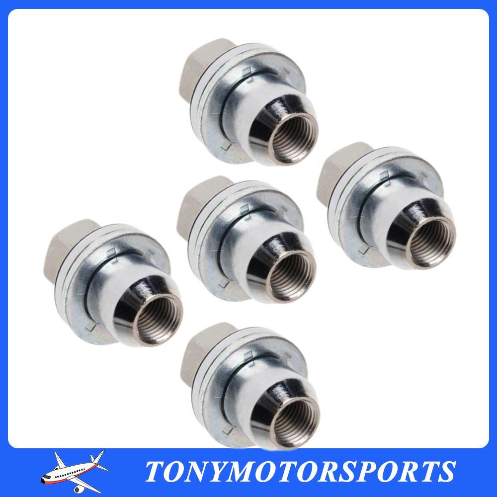 Set of 5 Wheel Lug Nuts for Range Rover Sport 2005-2009 LR4 /Discovery 4 10-16 Q