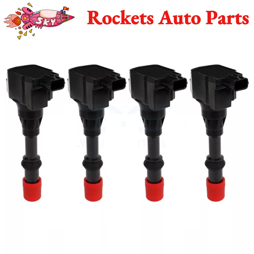 NEW Set of 4 new Ignition Coil for 03-05 for Honda for Civic Hybrid 1.3L UF374
