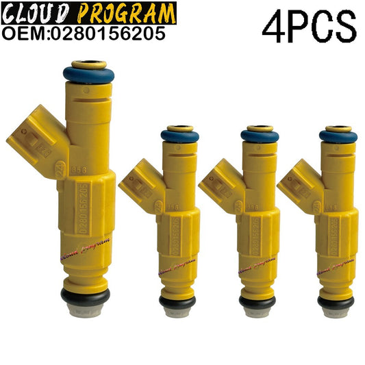 4pcs 0280156205 fuel injector for I4 4L5Z-AA Ranger 1F70-13-250 B2300 v