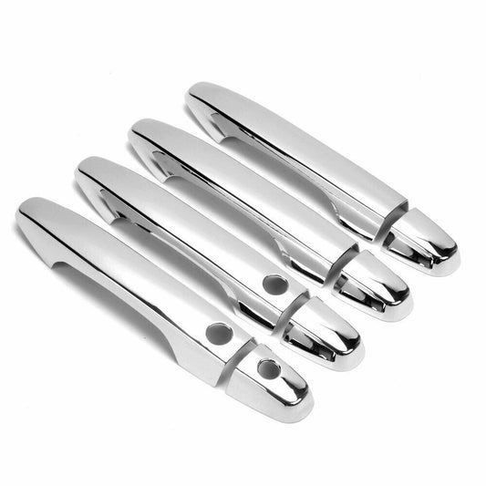 4X Door Handle Cover Trim W/ for Smart Key Cutout Fits for Honda for CR-V 12-16 for Civic 12-14