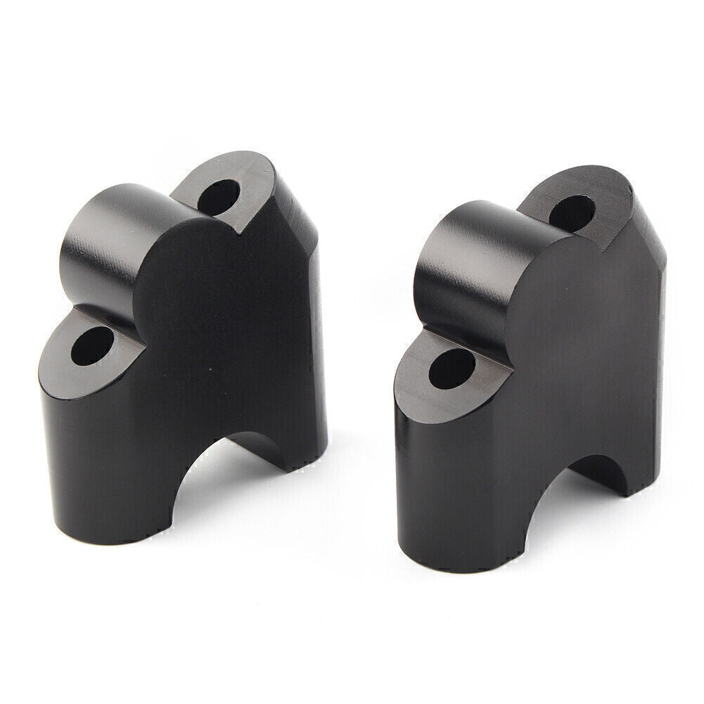 for BMW F800R 2015-2017 2016 Black CNC HandleBar Bar Risers Mount Clamp Adapter Q