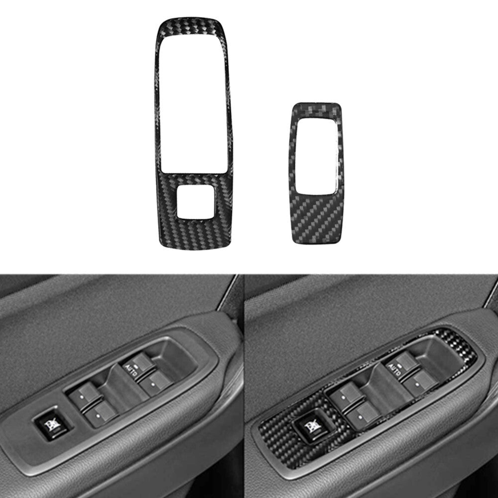 Carbon Fiber Interior Center Cosole Cover Trim for Hyundai for Elantra 2016-2018 v