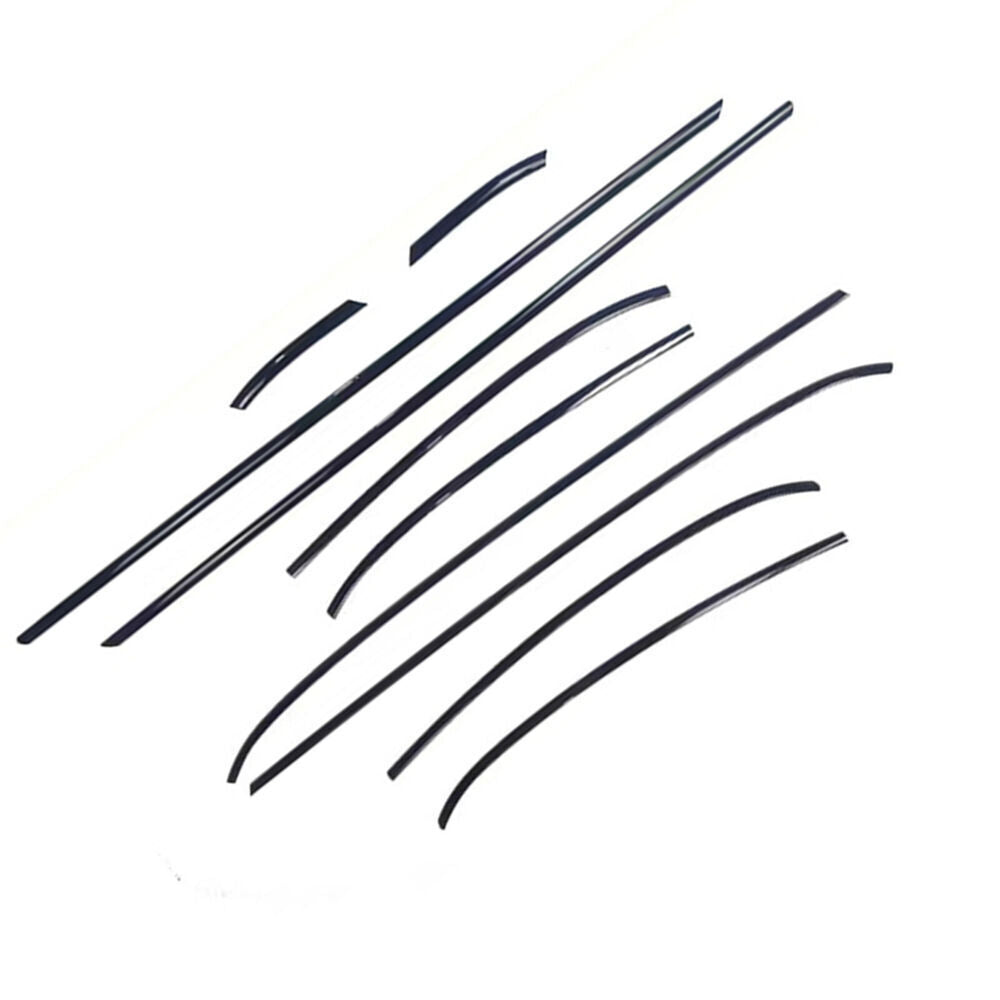 for Mini Cooper R56 2-Door 08-2013 Window Sill Molding Trim Strip Cover Black B n
