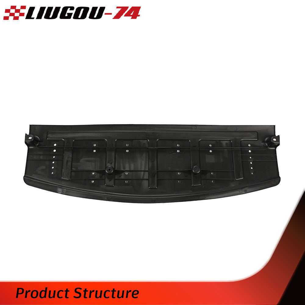 Black front engine splash guard suitable for 2010-2012 for Hyundai for Genesis Coupe 2-door- v