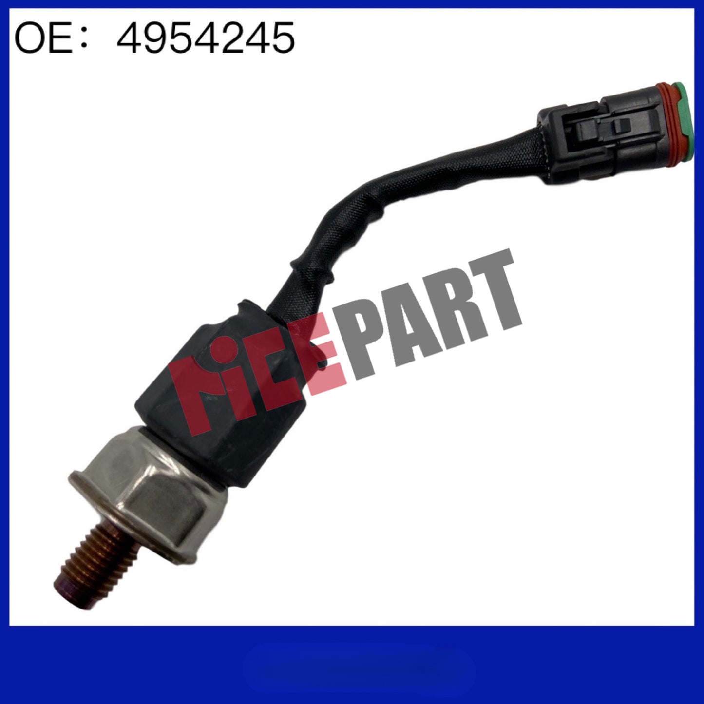 4954245 Diesel Fuel Rail Pressure Sensor Compatible ISC ISL 6.7L 8.9L