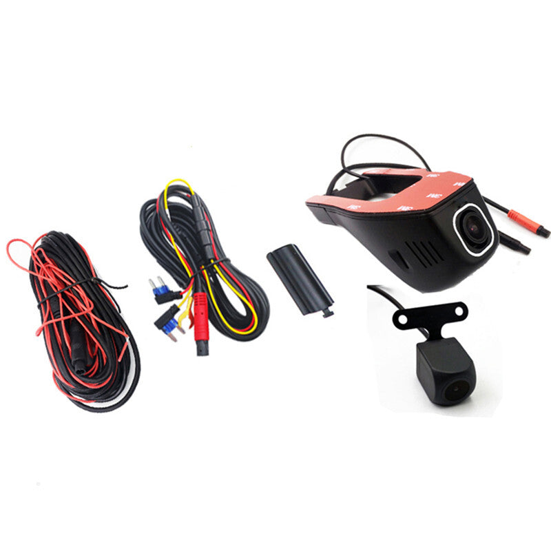 Driving Recorder Car DVR WIFI Front Rear Dual Lens Surveillance Camera
