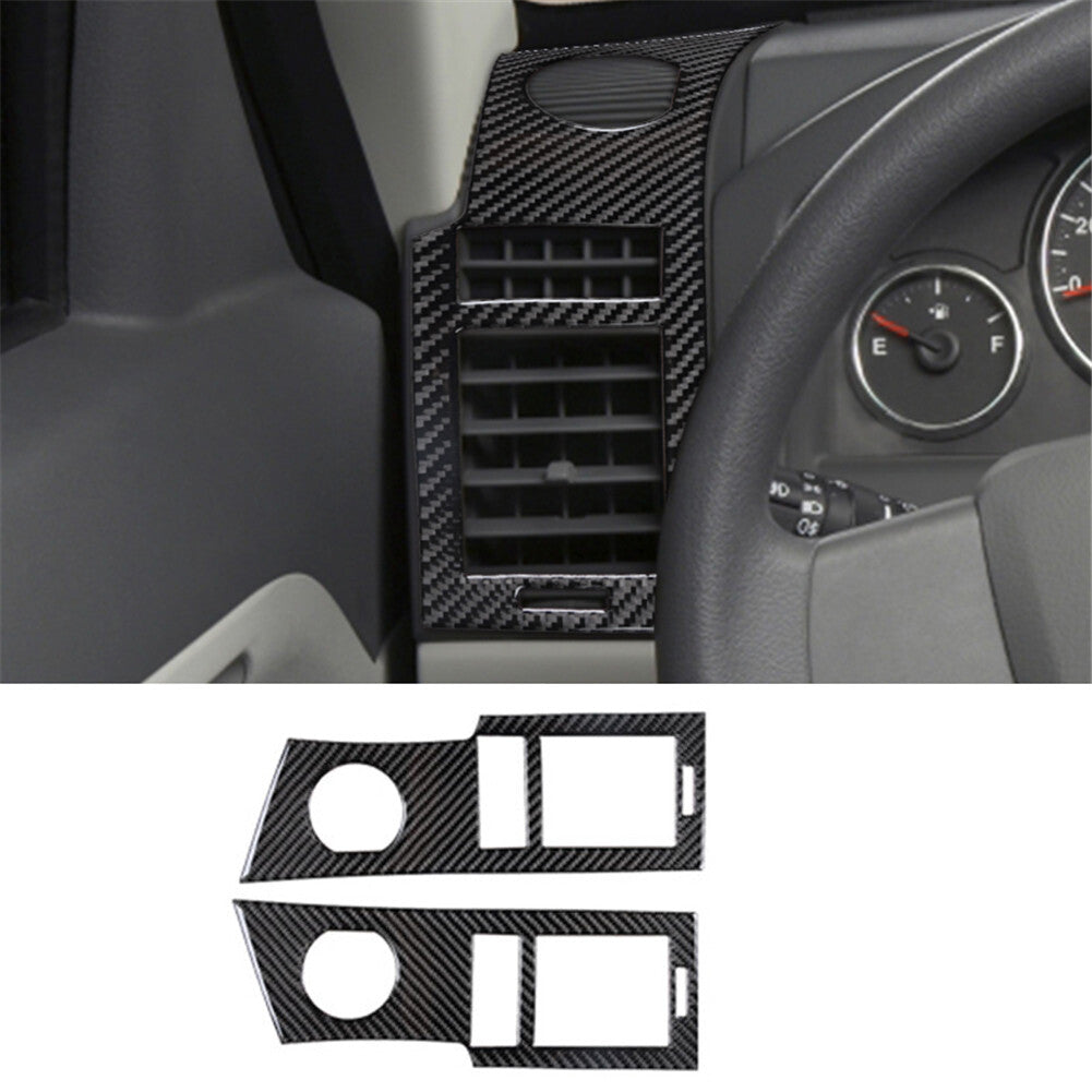 Suitable for 17+for Honda CRV carbon fiber style rear windshield wiper rear cover decoration- v