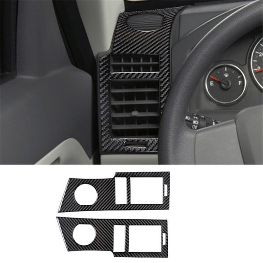 Suitable for 17+for Honda CRV carbon fiber style rear windshield wiper rear cover decoration- v
