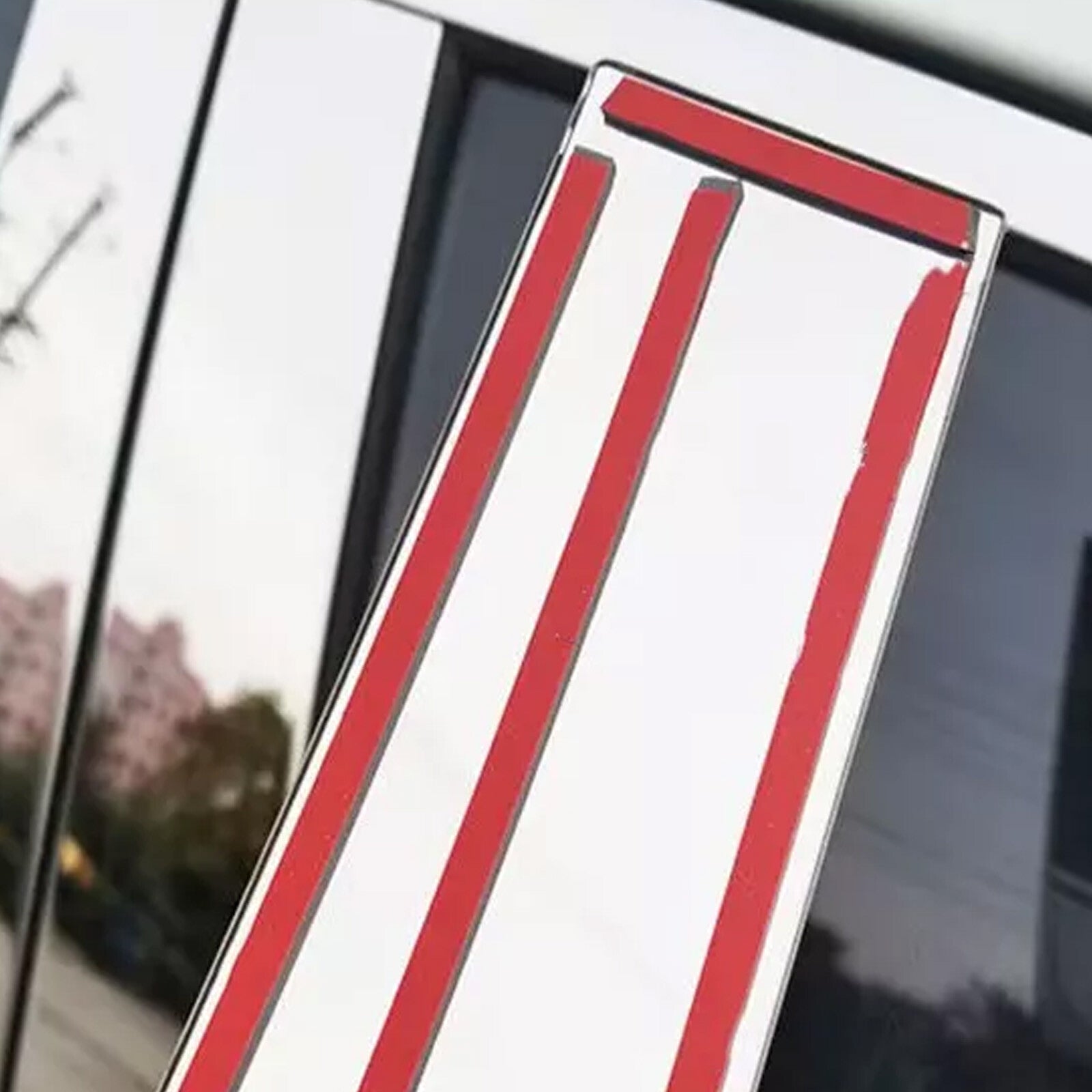 Stainless steel window and door pillar trim covers, suitable for Toyota for Sienna 2011-2020.