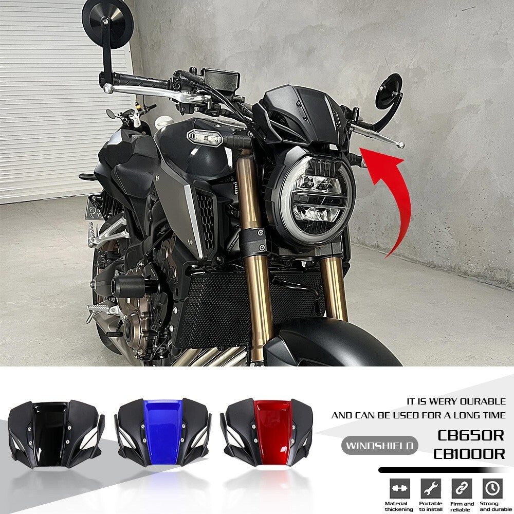 Parabrezza Moto per for HONDA CB650R CB1000R CB 650 1000 R Accessori Carenatura Para