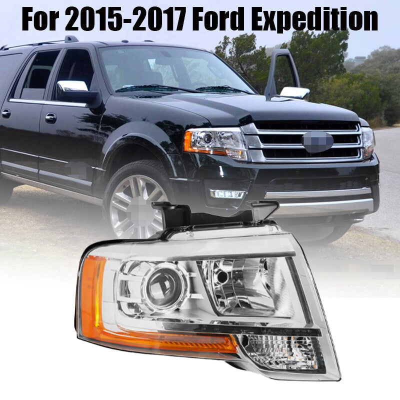 Chrome Projector Right Headlight For 2015-2017 Expedition Passenger Side n