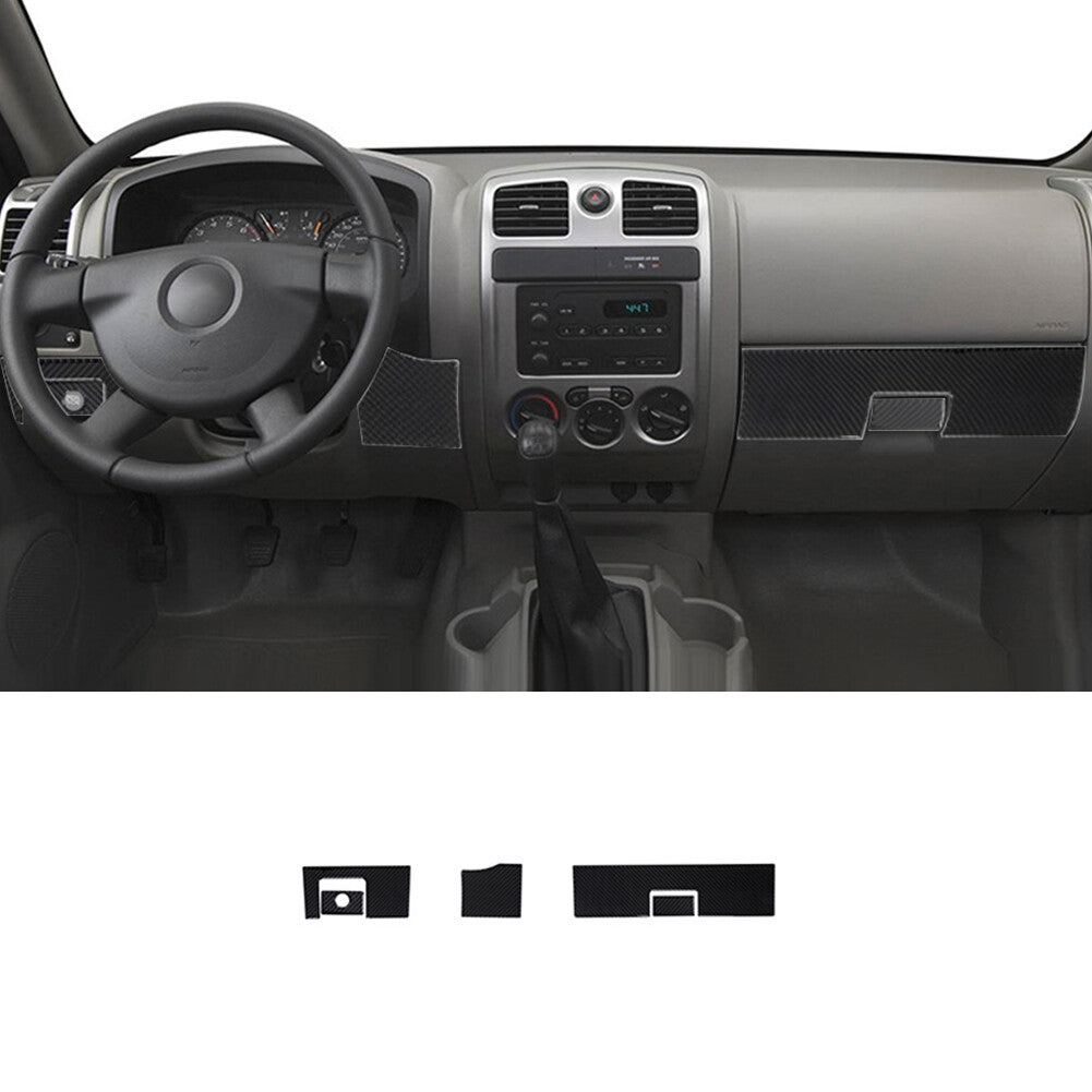 Red 4X Inner Door Handle Trim Cover Decor Carbon Fiber for VW Touareg 2011-2018 v