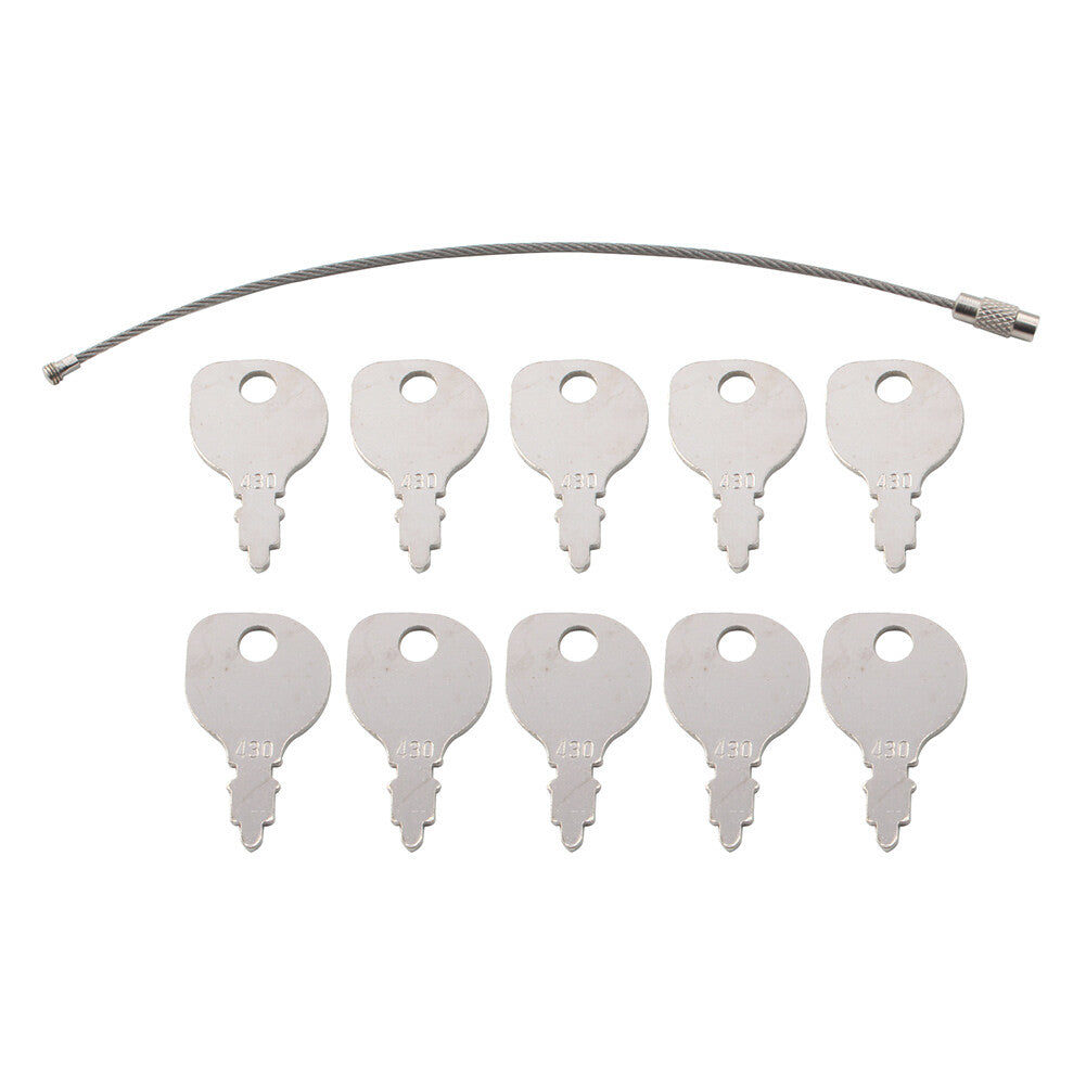 10¢ª 430-009 Z¨¹ndung Starter Key Set von Schl¨¹sseln pro Schl¨¹sselring Metall
