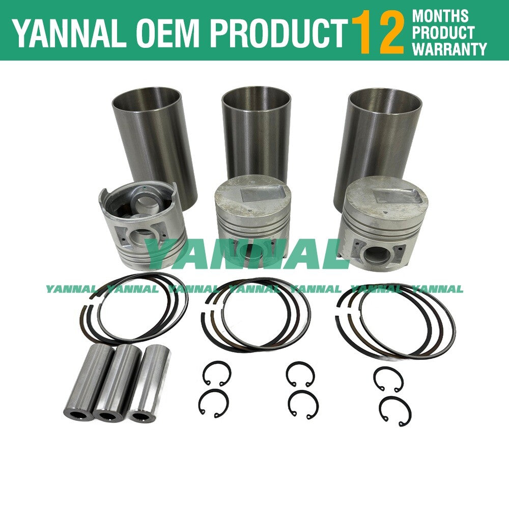 S3Q2 and S3Q2T piston ring cylinder liner kits are suitable for Caterpillar 303.5C-