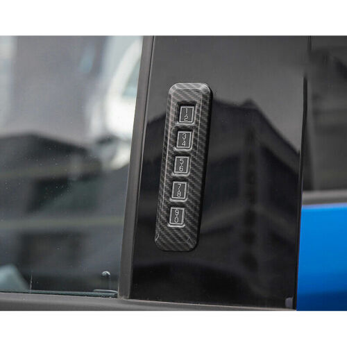 for ford  F150 2015-2020 Carbon Fiber Keyless Entry Keypad Molding Cover Trim ABS