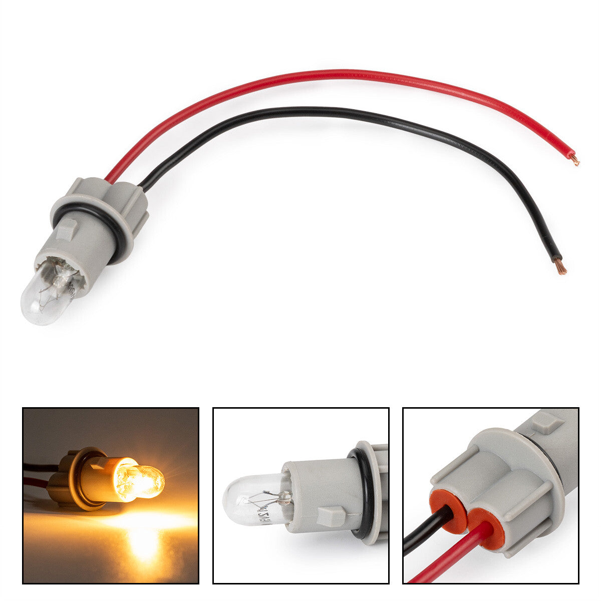 2-piece side-marked bulb socket wiring harness suitable for Mercedes 1998 1999-00- n