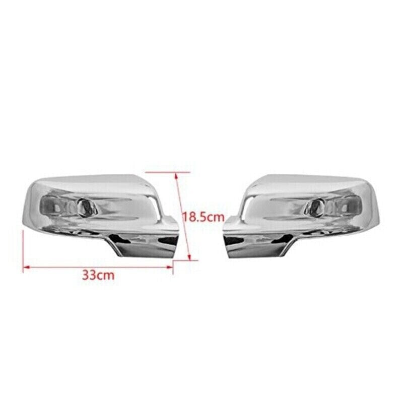 Plating Silver Side Door Rearview Mirror Caps Cover for Dodge for Ram 1500 2018-22